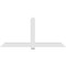 Ekena Millwork Eugene Architectural Grade PVC Gable Bracket, 96"W x 44"H x 4"D x 6"F, 11/12 Pitch GBP096X44X0406EUG00 - alternate 4